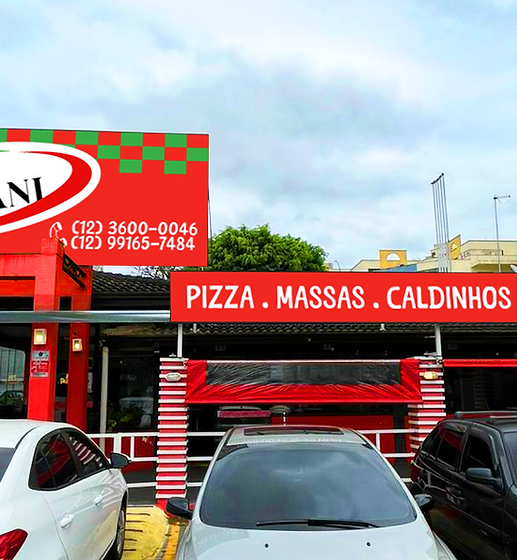 Fachada da Pizza Paizzani, no Jardim Satélite